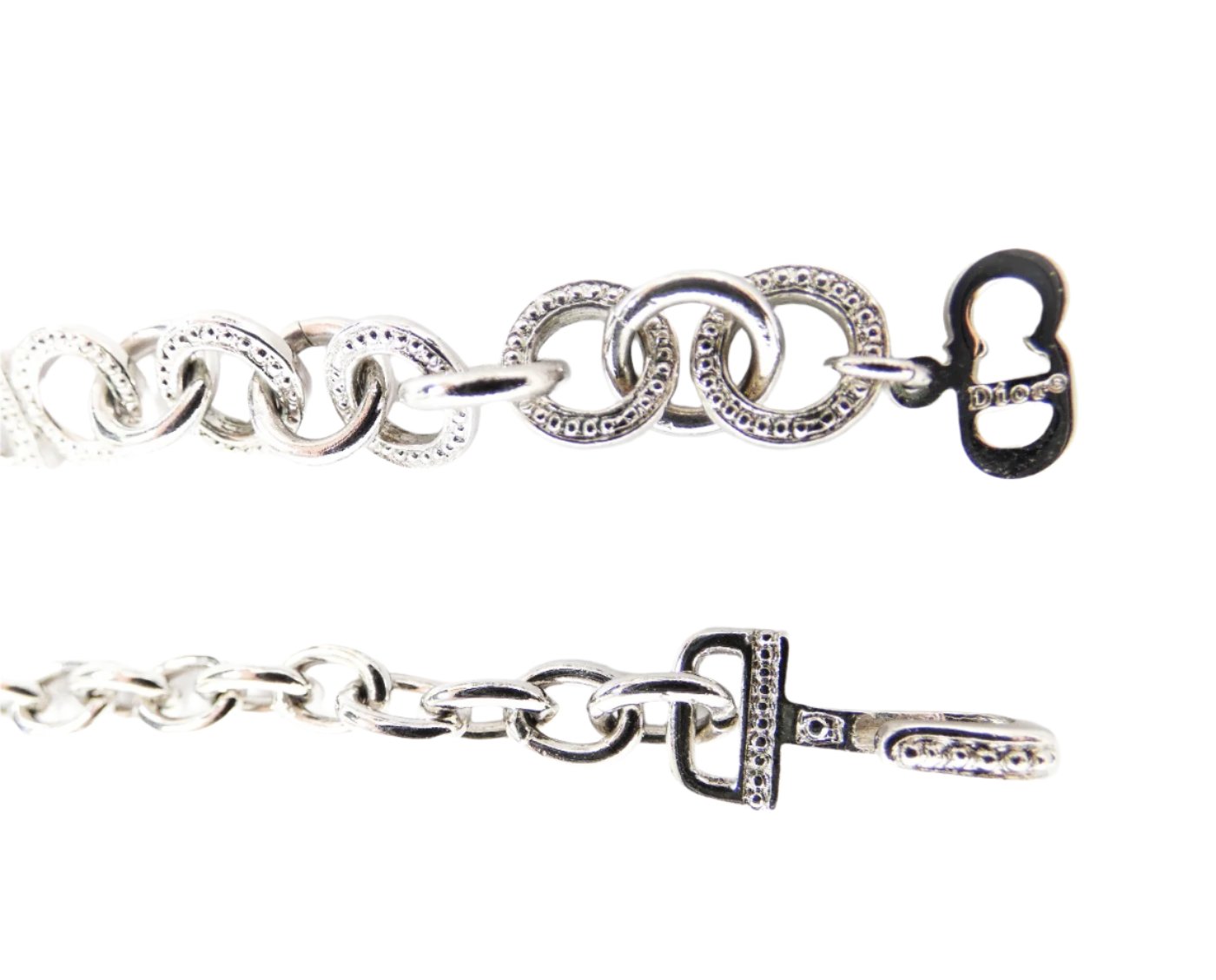 Christian Dior Swarovski Silver Bow Necklace Necklace Christian Dior