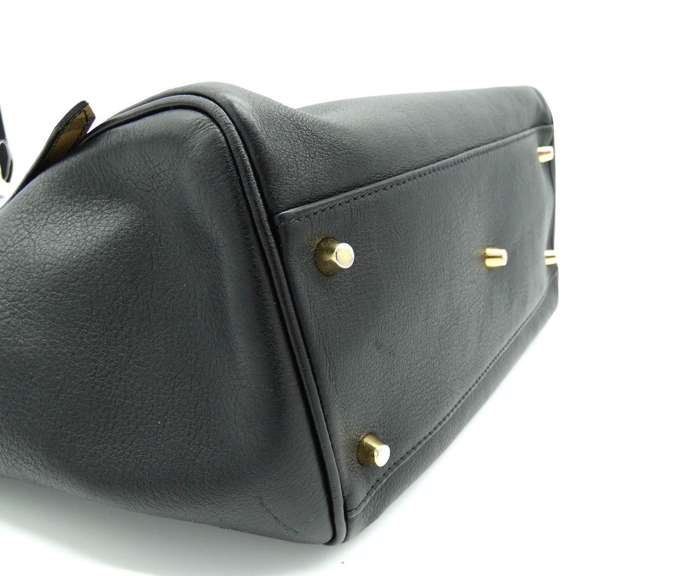Burberry Canterbury Black Leather Bag Bag Burberry
