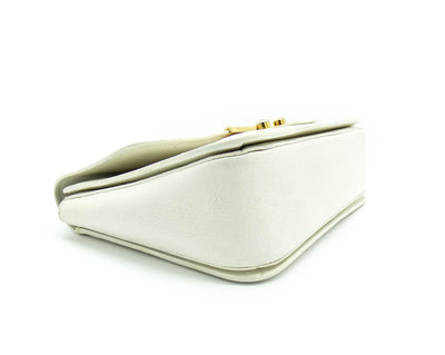 Miu Miu White Leather Madras 2way Bag Bag Miu Miu
