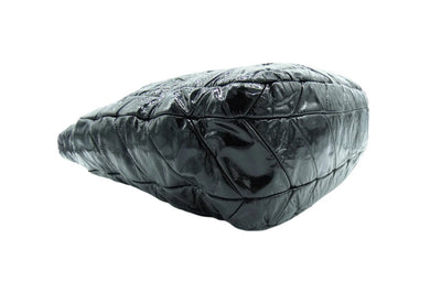 Prada Black Patent Quilted Tote Bag Prada