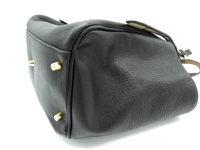 Burberry Canterbury Black Leather Bag Bag Burberry