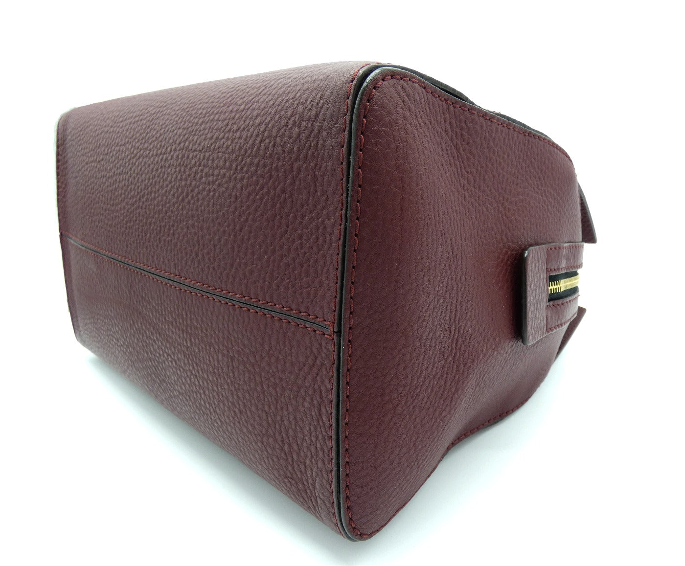 DSquared2 Bordeaux Leather Bauletto Boston Bag Bag DSquared2