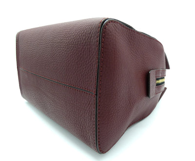 DSquared2 Bordeaux Leather Bauletto Boston Bag Bag DSquared2