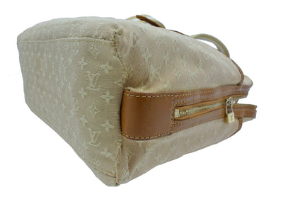 Louis Vuitton Vintage Mini Lin Mary Kate Tan Canvas Tote Bag Louis Vuitton