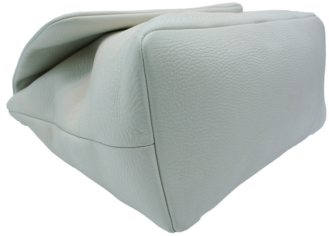 Dolce & Gabbana Convertible Ivory Leather Flap Bag Bag Dolce & Gabbana