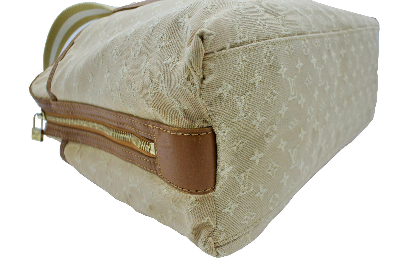 Louis Vuitton Vintage Mini Lin Mary Kate Tan Canvas Tote Bag Louis Vuitton