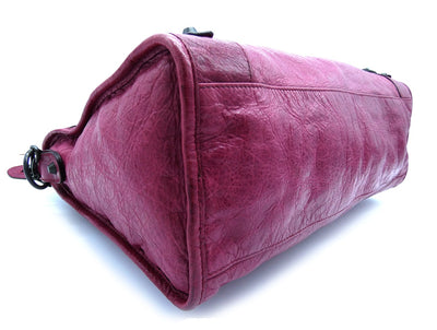 Balenciaga Pourpre Agneau Classic City Motorcycle Bag Bag Balenciaga