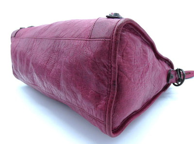 Balenciaga Pourpre Agneau Classic City Motorcycle Bag Bag Balenciaga