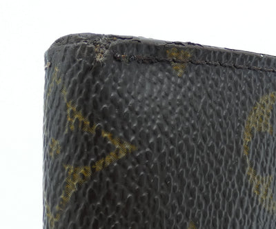 Louis Vuitton Vintage Brown and Monogram Portofeuil Elise Wallet Wallet Louis Vuitton
