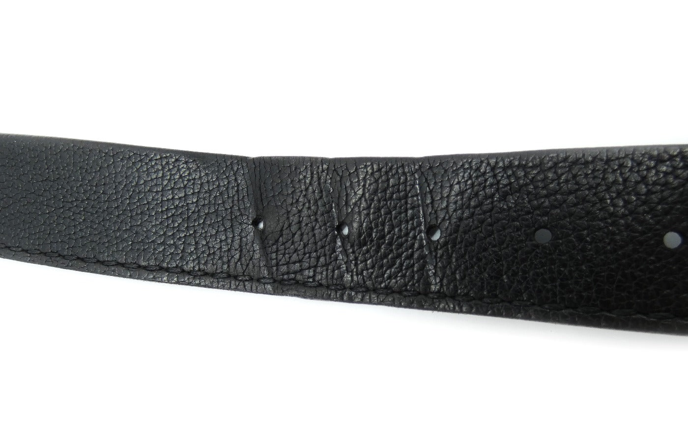 Salvatore Ferragamo Black Leather Belt Belt Salvatore Ferragamo