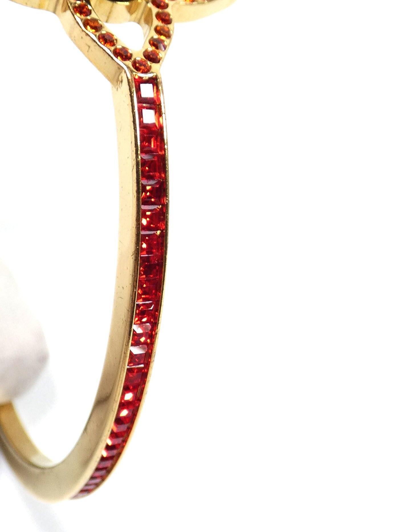 Louis Vuitton Eye Candy Crystal Fleur Bangle Bracelet Louis Vuitton