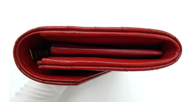 Saint Laurent Rouge Grain De Poudre Large Envelope Wallet Wallet YSL