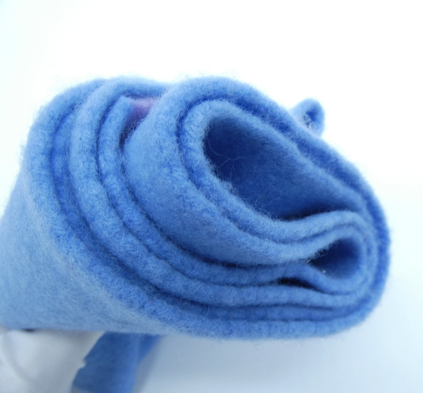 Burberry Lambswool Solid Blue Child's Scarf Scarf Burberry