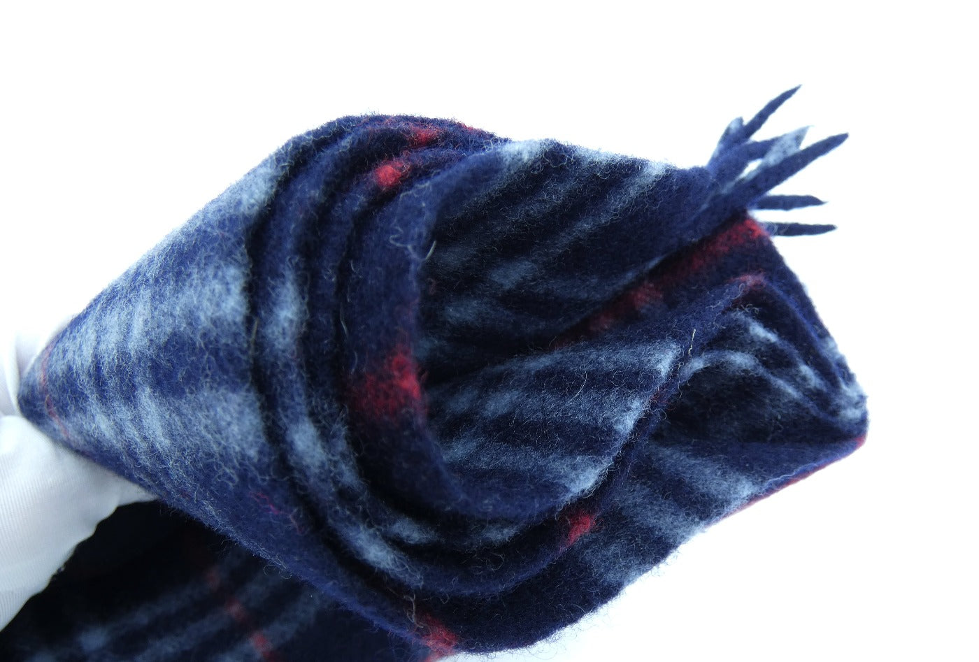 Burberry Lambswool House Check Blue Scarf Scarf Burberry