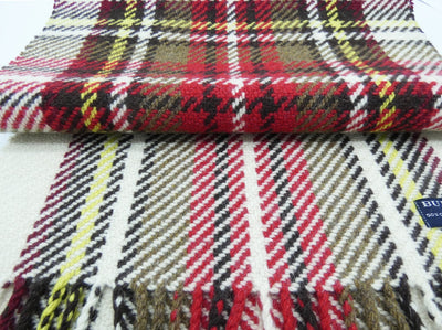 Burberry Cashmere and Wool Giant Multi-Colour Plaid Scarf/Shawl Large - 15" x 76" Scarf Burberry