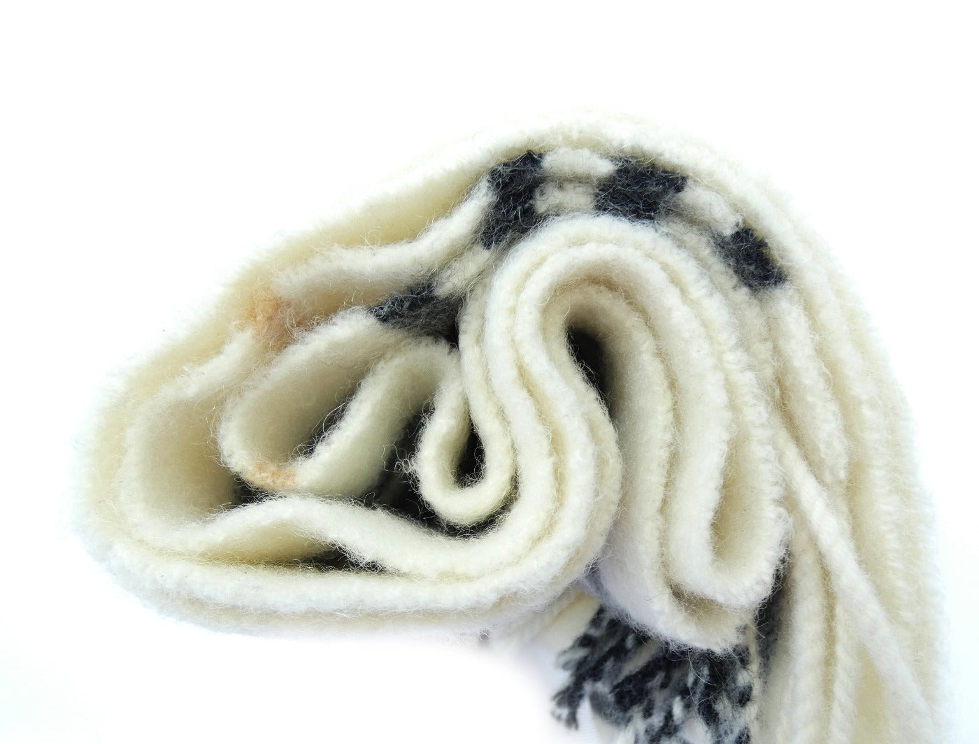 Burberry Cashmere and Wool Icon Stripe Cream and Black Scarf Scarf Burberry