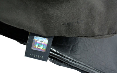Fendi Black Grained Leather B Bag Bag Fendi