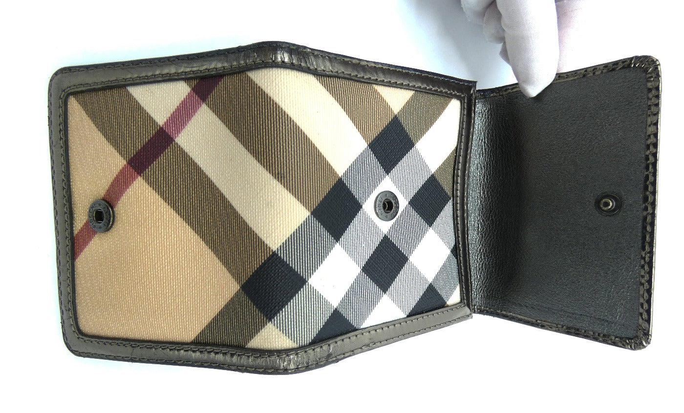 Burberry Nova Check Star Studded Wallet Wallet Burberry