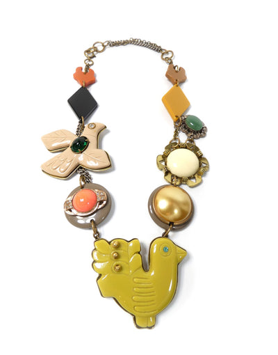 Chloe Vintage Chunky Art Necklace Necklace Chloe