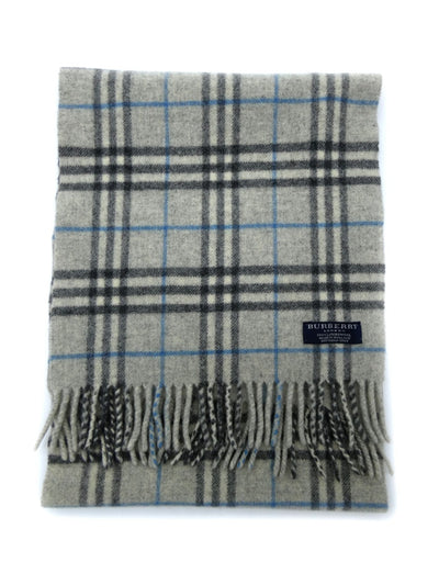 Burberry Lambswool House Check Grey Scarf Scarf Burberry