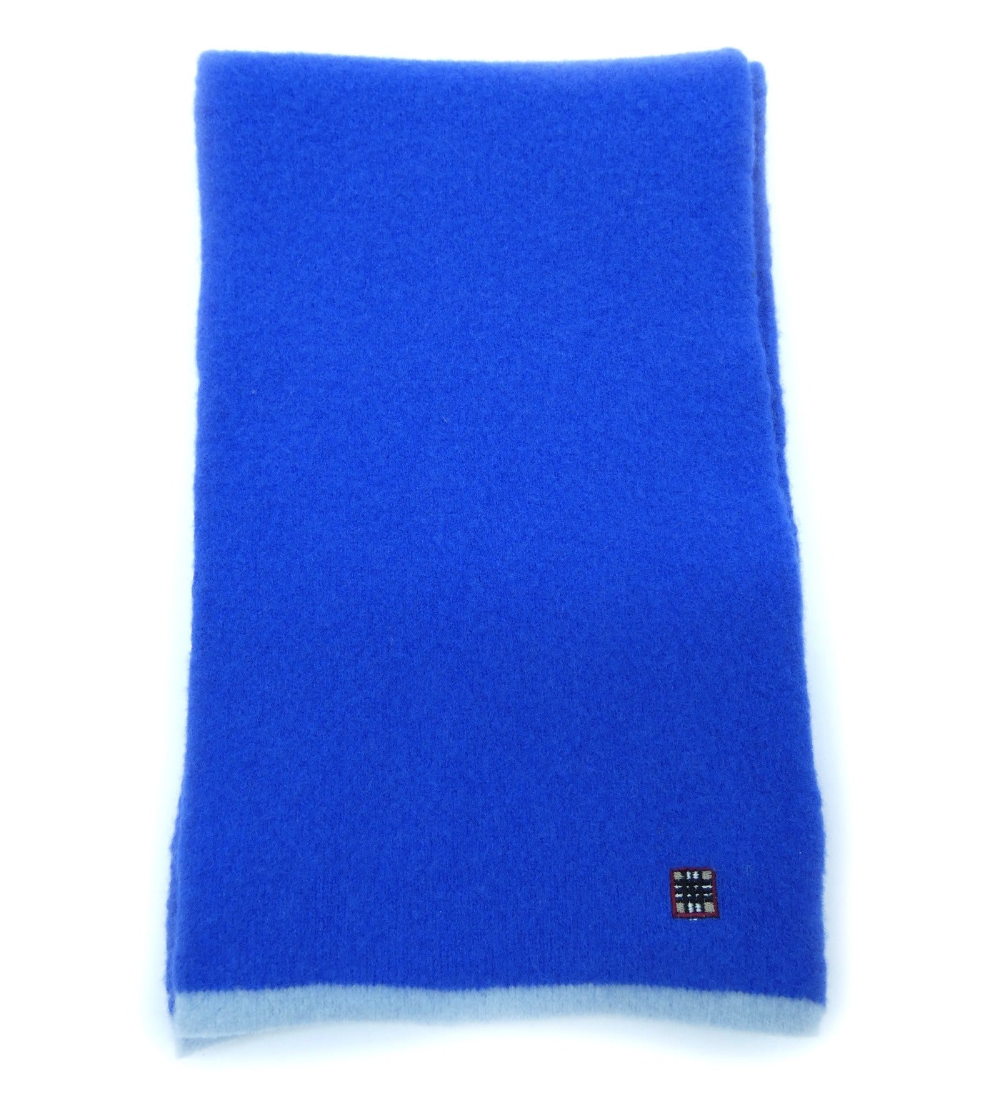 Burberry Lambswool Solid Blue Child's Scarf Scarf Burberry