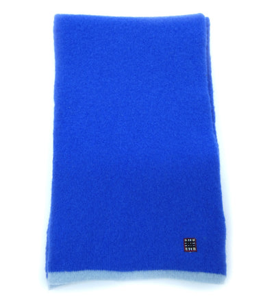 Burberry Lambswool Solid Blue Child's Scarf Scarf Burberry