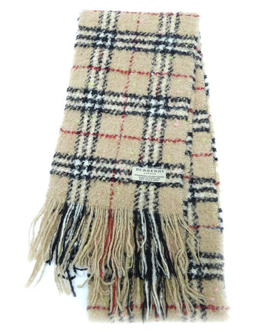 Burberry Wool Nova Check Camel Scarf Scarf Burberry
