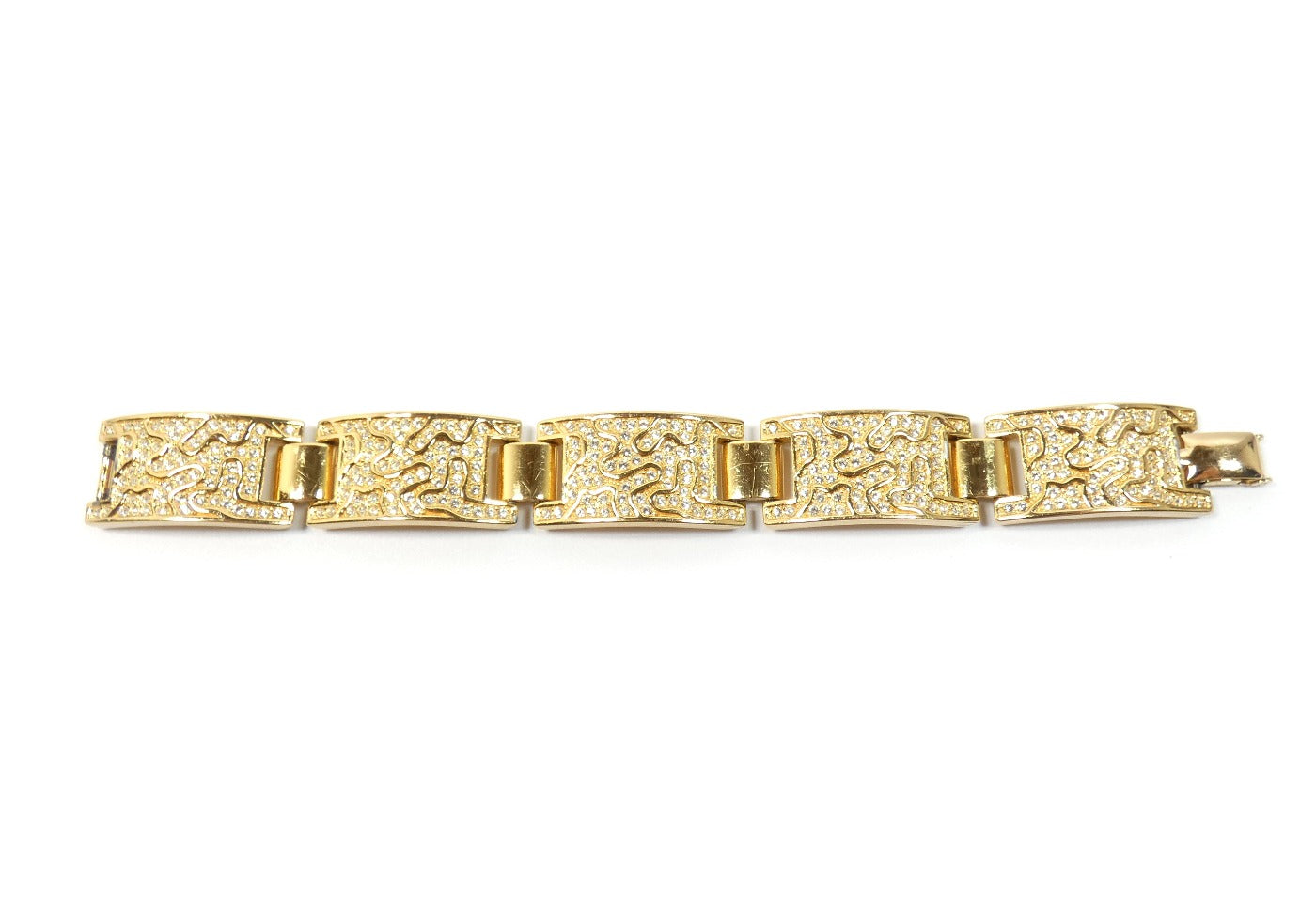 Christian Dior Vintage Crystal Link Bracelet Bracelet Christian Dior