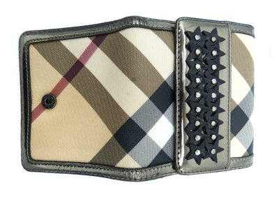 Burberry Nova Check Star Studded Wallet Wallet Burberry