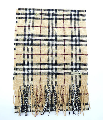 Burberry Light Camel Classic Nova Check Scarf Scarf Burberry