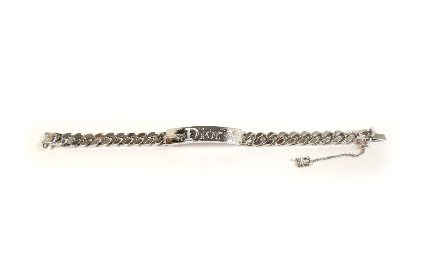 Christian Dior Silver ID Bracelet Bracelet Christian Dior