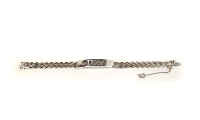 Christian Dior Silver ID Bracelet Bracelet Christian Dior