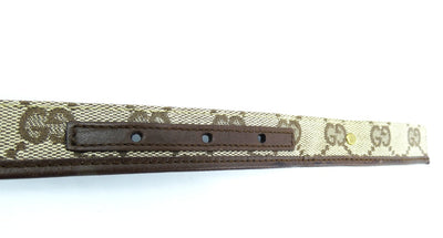 Gucci Vintage Camel Guccissimo Thin Belt Belt Gucci