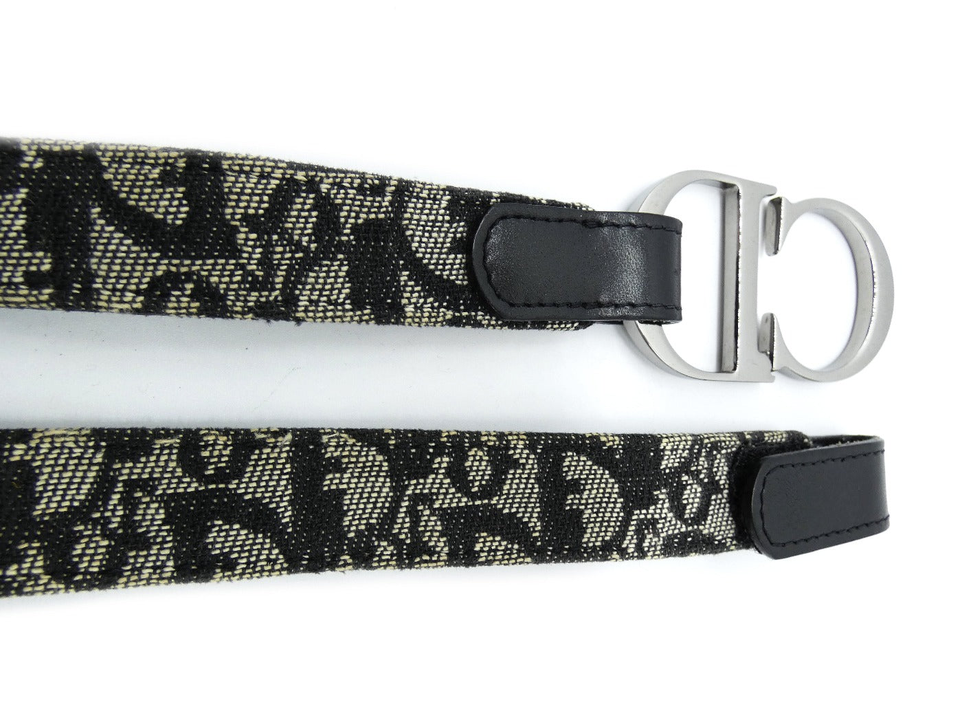 Christian Dior Black Oblique Belt Belt Christian Dior