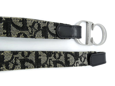 Christian Dior Black Oblique Belt Belt Christian Dior