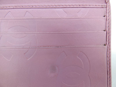 Chanel Pink and Black Cambon Bi-fold Wallet Wallet Chanel