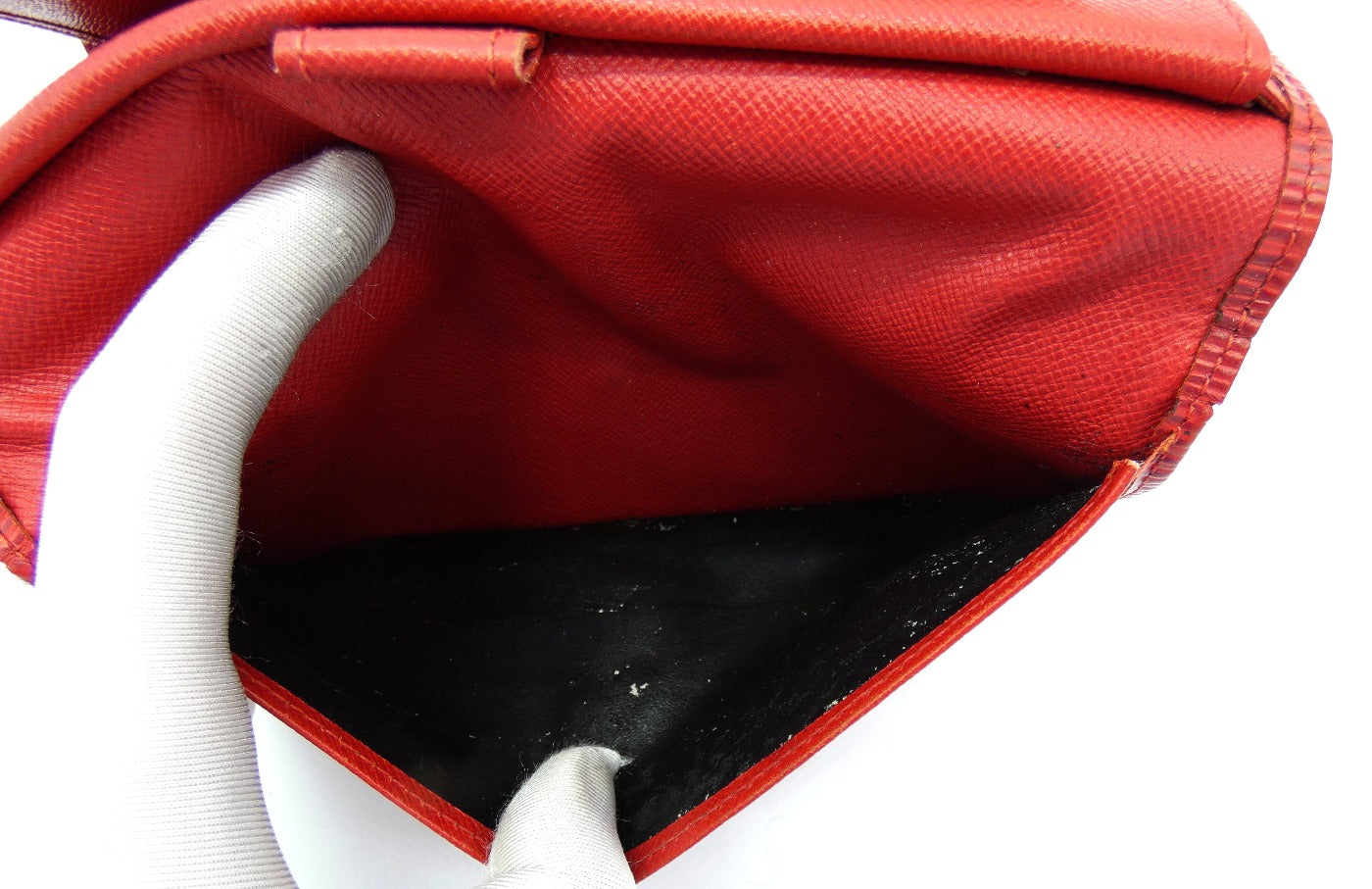 Louis Vuitton Vintage Red Epi Leather Continental Wallet Wallet Louis Vuitton