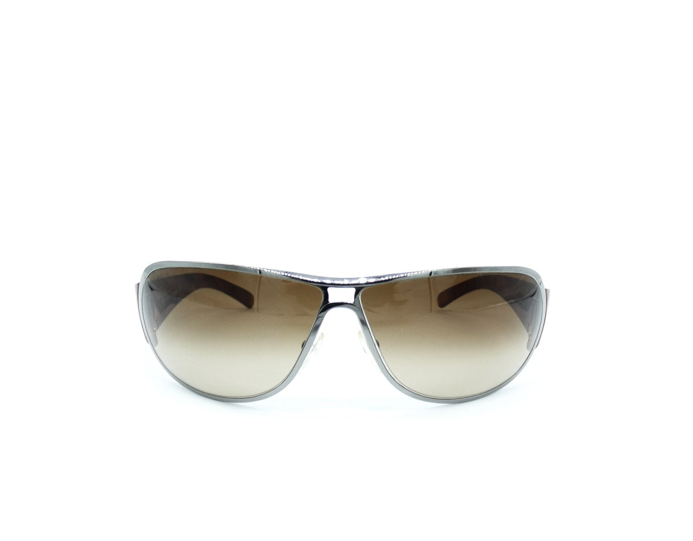 Prada Tortoise and Silver Sunglasses SPR70G Sunglasses Prada