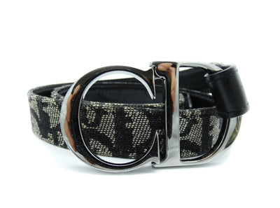 Christian Dior Black Oblique Belt Belt Christian Dior