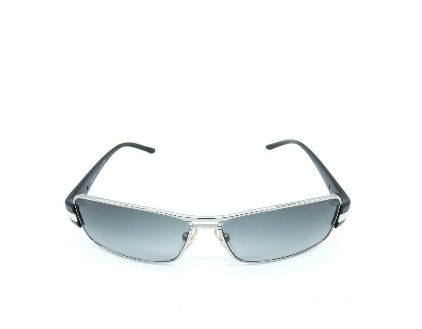 Prada Black and Silver Sunglasses SPR50H Sunglasses Prada