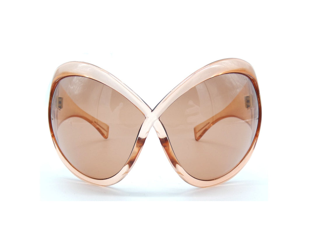 Tom Ford Brown Daphne Sunglasses Tom Ford DAPHNE TF0219 Sunglasses 50F Br - Elite Eyewear Studio main image 3