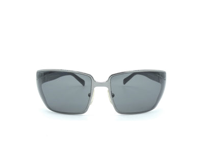 Prada Vintage Black and Silver Metal Sunglasses SPR54F Sunglasses Prada