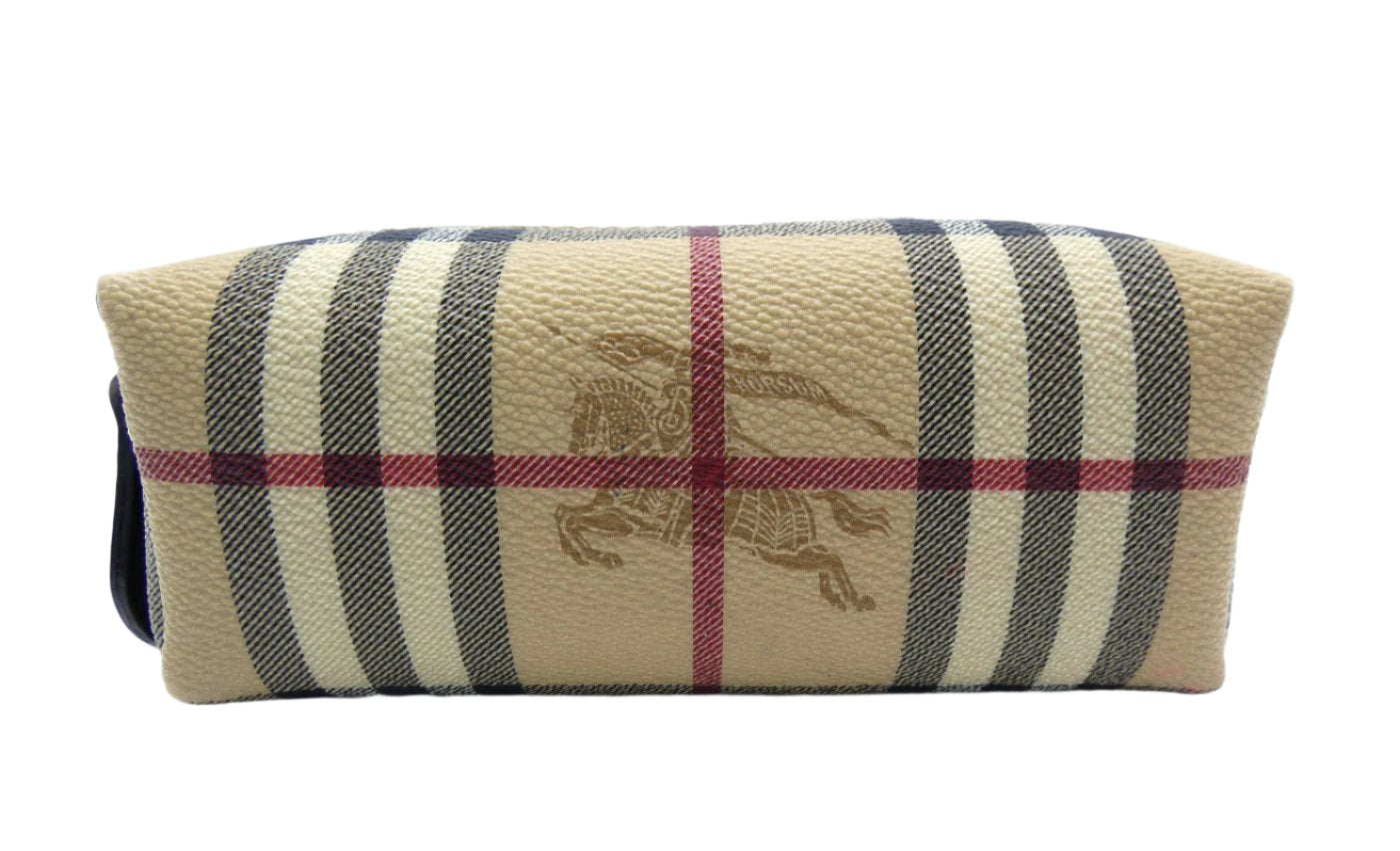Burberry Haymarket Check Pouch Wallet, Cosmetic Bag Burberry