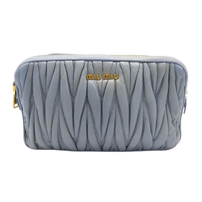 Miu Miu Matelassé Crossbody Double Zip Bag Bag Miu Miu