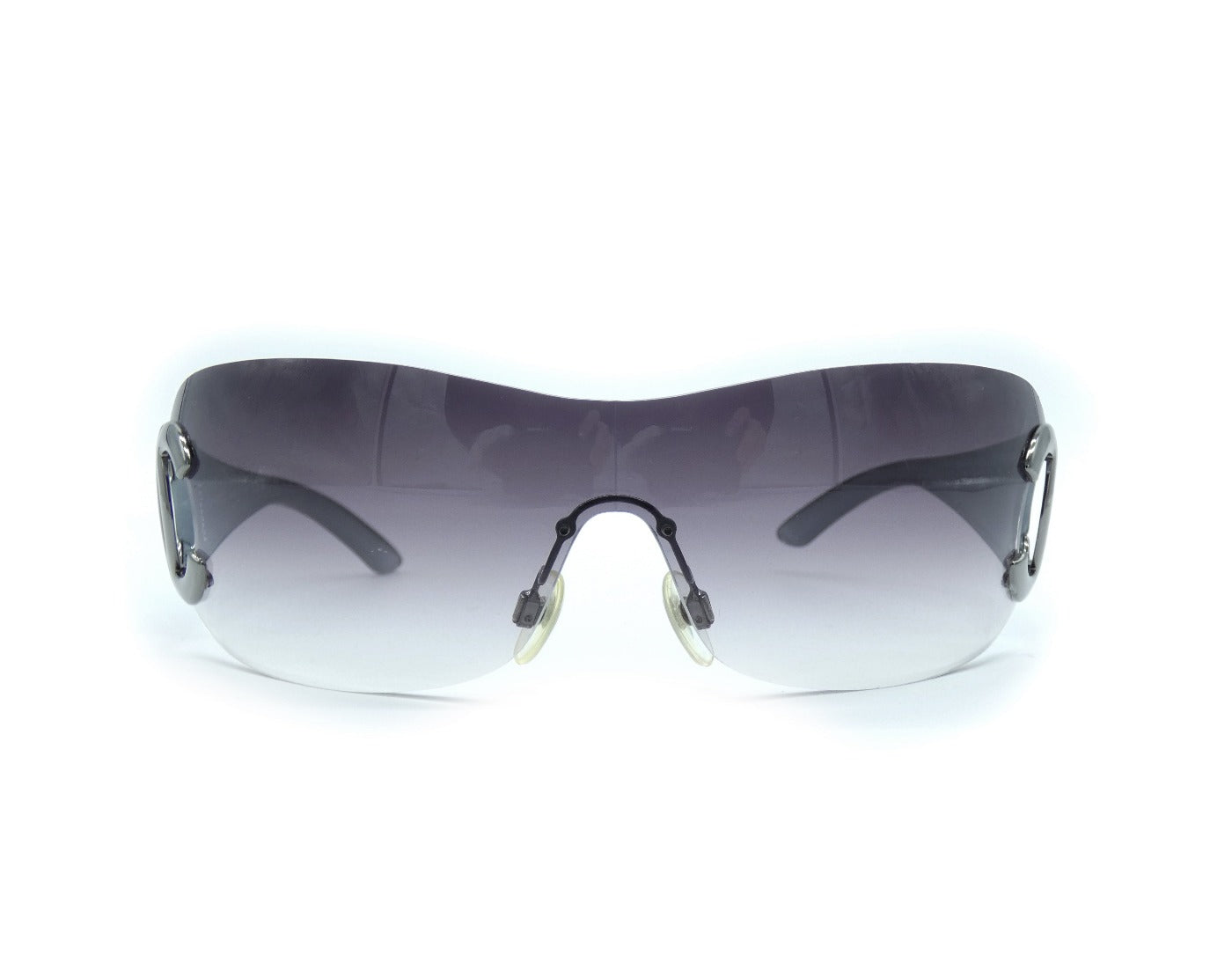 Chanel Black Acetate Rectangle Frame CC Sunglasses- 6021-B