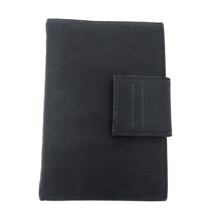 Prada Black Leather and Nylon Agenda Wallet Prada