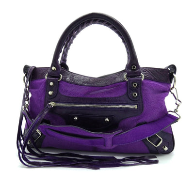 Balenciaga Violet Limited Edition First 2way Pony Bag Balenciaga
