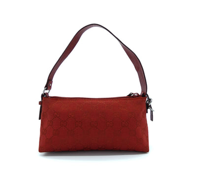 Gucci Red Canvas Guccissimo GG Pochette Bag Gucci