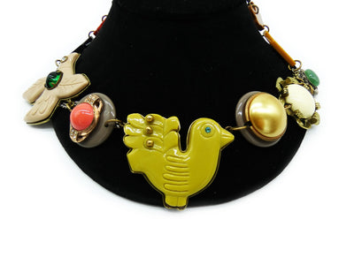 Chloe Vintage Chunky Art Necklace Necklace Chloe