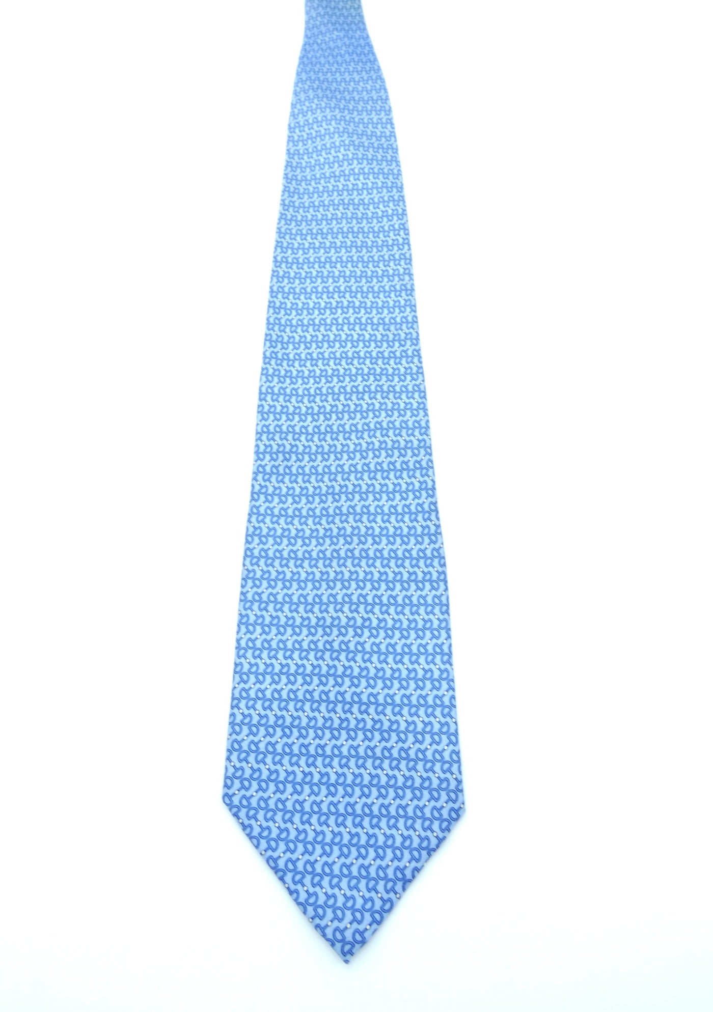 Balenciaga Graphic Blue Tie Ties Balenciaga
